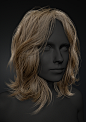 Unreal Hair, Johan Lithvall : This is a hairdo I made for an Unreal Engine AR project in collaboration with Another Reality studio.
The mesh is roughly 40k tris, all polygon based and the images you see here are direct screenshots from Unreal with no addi