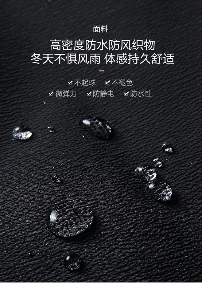 冬季羽绒服男装中长款轻薄加厚修身款面包服...