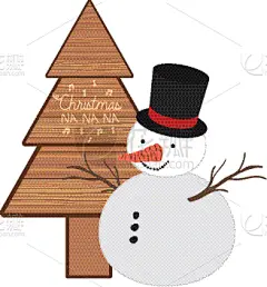 木制,雪人,分离着色,计算机图标,圣诞树,男人,季节,冬天,白色,红色