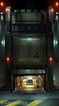 Star Citizen - Hangars, Alec Cornet : My very first task when joining Cloud Imperium was to work on assets for the upcoming hangars. I had to take whiteboxes to final art on a couple of assets like the Fuel, Cargo, Drone modules, the crane, all the extend