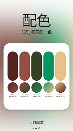 佰天采集到色卡