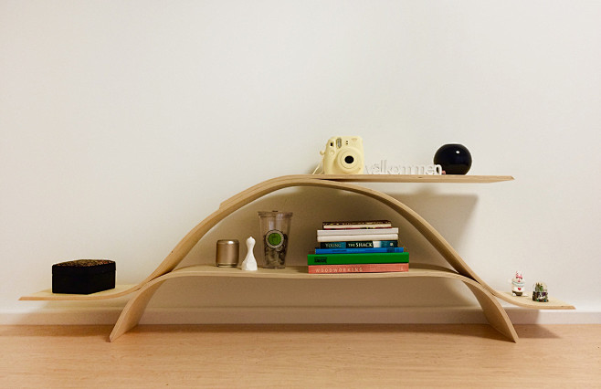 Bending Shelf | Wood...