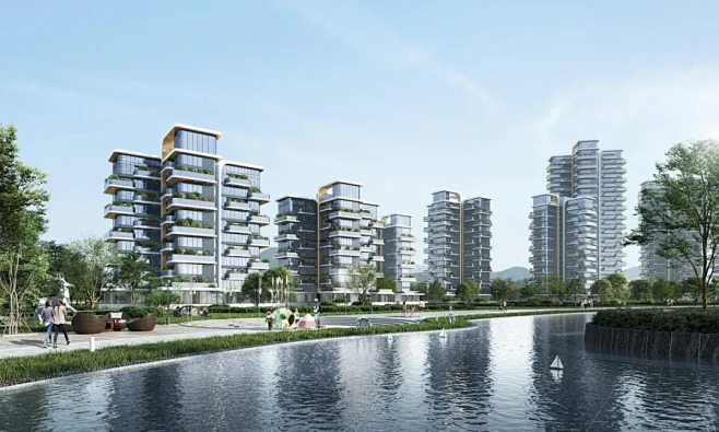25年设计参考 第四代住宅效果图一-花瓣网