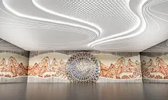 现代其他展厅 现代博物馆序厅 创意展厅设计【ID:1166854880】