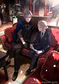 @图维画社  |  插画师【瓜うりた】美少年帅哥型男插画  