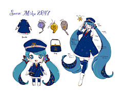 一瞬间即为永恒采集到2017雪miku「冬日星空」(参选)