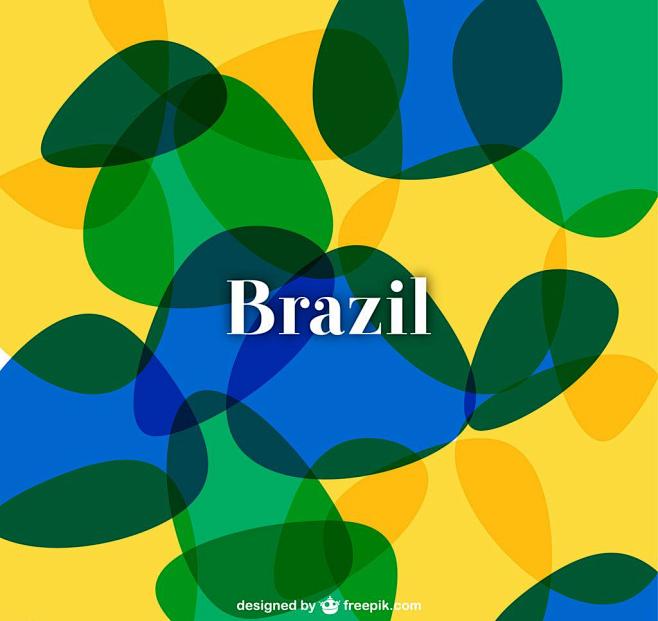 背景素材 巴西世界杯圆形背景矢量素材免费...