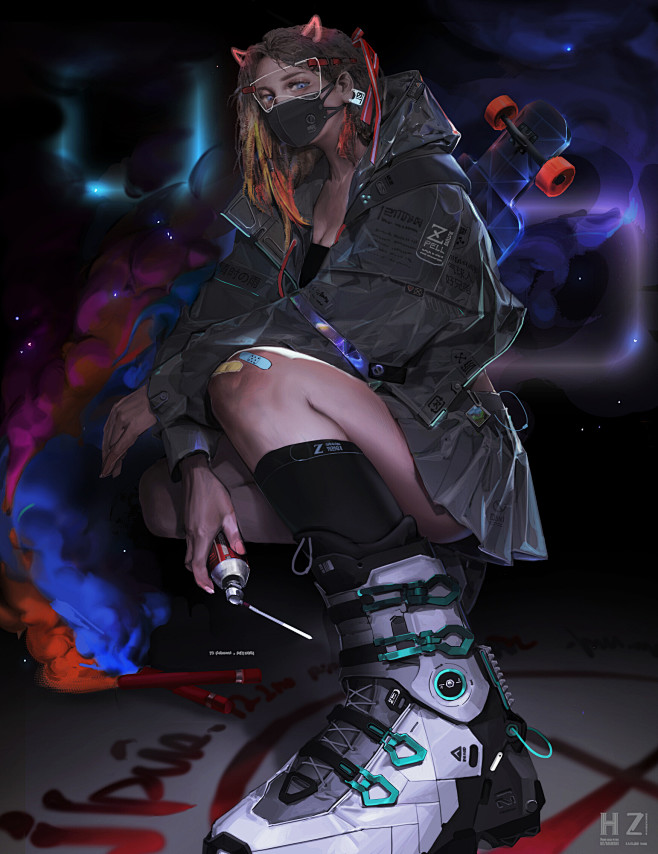 直播时候画的.It was painte...