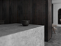 Black living room design Interior minimal Minimalism