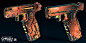 ガルーダ(GARUDA)  SML-BO1 TACTICAL PROJECTION HANDGUN, Alex Senechal : The Garuda  SML-BO1 TACTICAL PROJECTION HANDGUN is the first handheld particle projection weapons manufactured. It comes with additional project combination attachment and additional senso