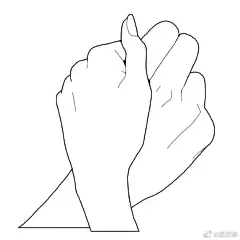 秀恩爱素材，牵手的手部姿势参考~（年轻人，怕爆肝吗？不怕就戳这里→：°欲学此课，必先成魔！九关过，业可成！）绘画超话  #手绘#  插画超话 #轻微课# #学画画上轻微课# ​​​​