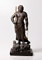 不动明王像的复制品，这件作品的原型是现藏东京国立博物馆的平安时代 11世纪不动明王木造像