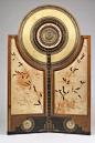 Carlo Bugatti (1856-1940) - Folding Screen. Carved, Ebonized, Stained & Inlaid Wood, Inlaid Metals, Copper, Brass and Painted Vellum. Circa 1898. The Minneapolis Museum of Art.