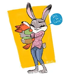 ZOOTOPIA~#JUDY#&amp;#NICK##疯狂动物城##ZOOTOPIA##迪士尼动画##原创手绘# #同人##3D电影##插画##人设##漫画##朱迪##尼克#