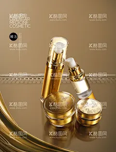 化妆品海报  - 源文件下载【酷图网】化妆品套盒,护肤品套盒,化妆品,护肤品,高级化妆品,高级护肤品,高级套盒,高端套盒,高端化妆品,高端护肤品,黄色,金色,国际大牌,横版,简约,美容院海报,店铺产品灯箱,展柜灯箱海报,展柜产品灯箱,产品展示海报,化妆品海报,化妆品展柜,护肤品海报,