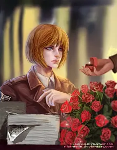 Rika Everdeen动漫人物插画欣赏 - 设计之家
