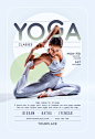 Yoga Classes Templates : Yoga Classes Templates. Flyer, Poster, Facebook Cover and Post. Highly organized files, ready to promote your place.