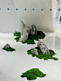 枯山水永生苔藓花槽造景桌面家居微景观新中式禅意空间-淘宝网