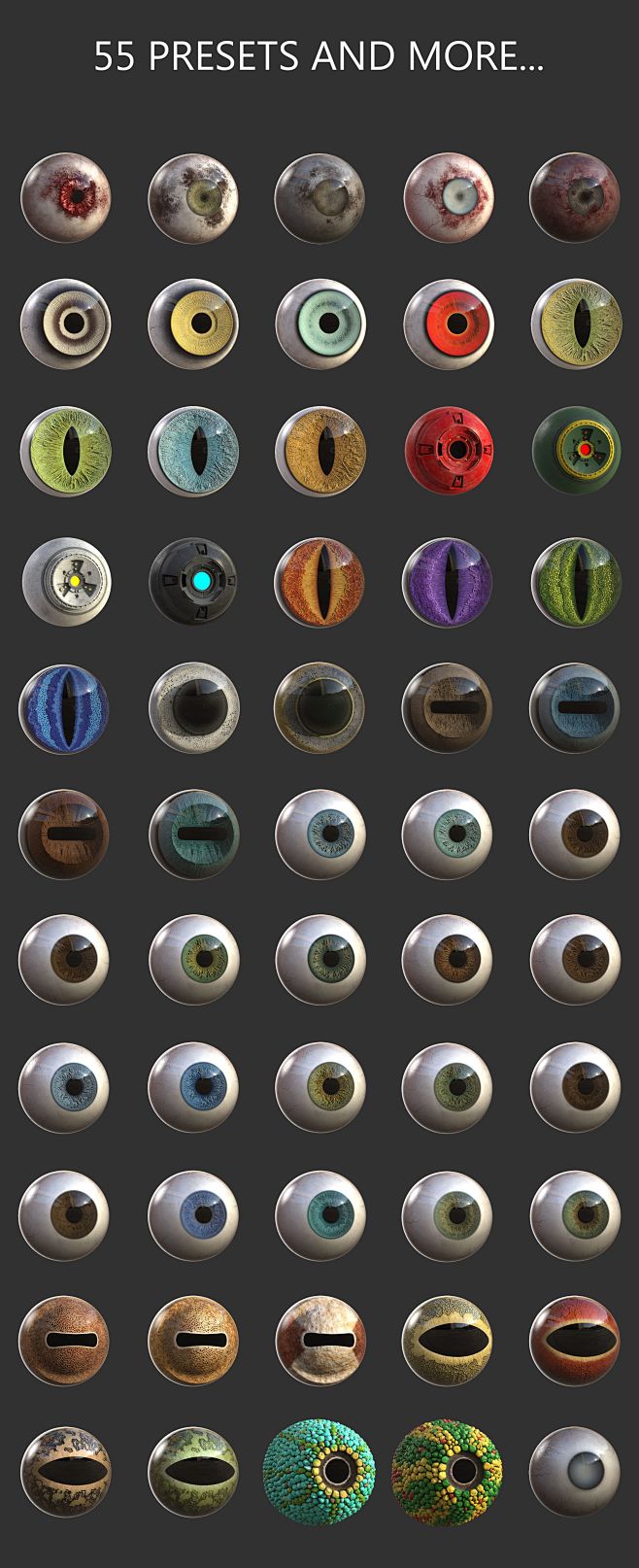 zbrush眼球插件