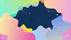 彩色流行图形背景材料