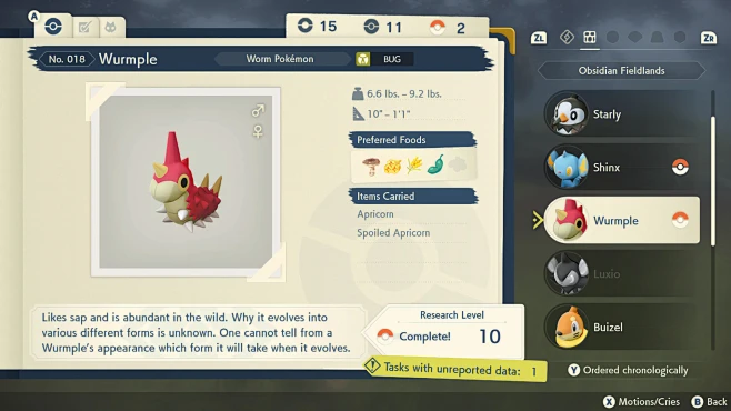 Pokémon Legends: Arceus | Game UI Database : The ultimate screen ...