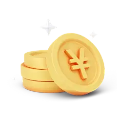 Yen Coins  3D Icon