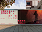 branding  hobart identity Logotype royal Season 2023 tasmania Theatre type design