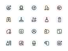 阿软a采集到【UI】图标—线