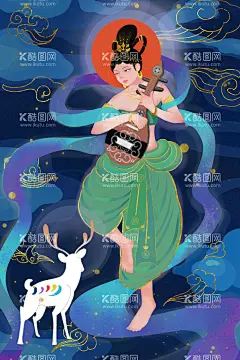 国潮海报设计图片   - 源文件下载【酷图网】敦煌之旅,敦煌,敦煌壁画,飞天嫦娥,敦煌仙女,飞天伎乐,古韵,莫高窟,飞天壁画,敦煌石窟,艺术画,壁画,仙女,飞仙,飘逸,盛唐,不夜城,国潮,中国风,东方海报,复古,中国元素,传统文化,古风海报,江山如画,洛神赋,飞天仙女,手绘,插画,意境,唯美,古风,小清新,女神,国潮插画,国潮海报,敦煌油画,
