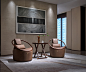 天一美家 品道新中式印尼黑酸枝客厅单人沙发，新中式风格，客厅场景