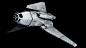 Mu-class Light Shuttle Mu级轻型穿梭机 03，Ansel Hsiao 为星战系列创作的飞船作品
