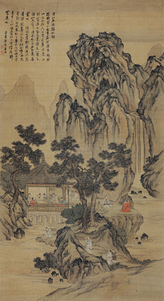琅玉采集到山水采集唐寅——《深山