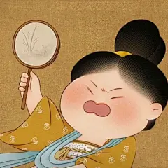 胖姑娘姐妹团头/一辈子都在躲雨 _卡通动漫头像_我要个性网