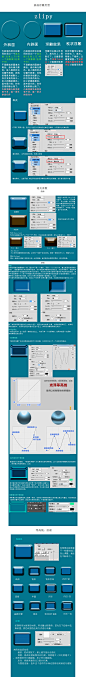 斜面浮雕类型