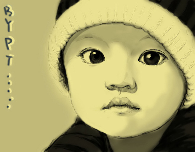 小pi  的插画 小孩