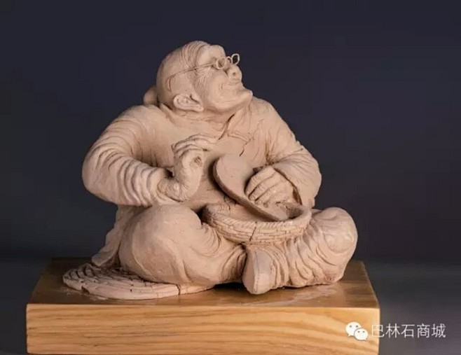 中央美术学院张八十大师泥塑作品老伴