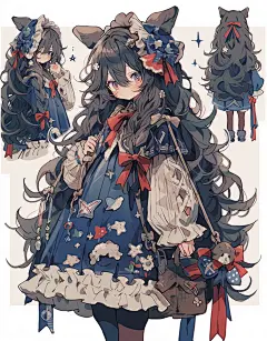 AI人设丨复古风洛丽塔女孩_4_沐沐AI日记_来自小红书网页版