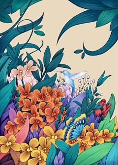 想无采集到插画风格