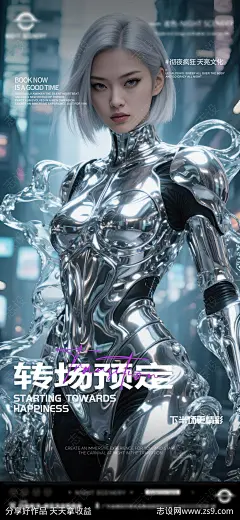 酒吧早场晚场预定预约转场海报-源文件-志设网-zs9.com