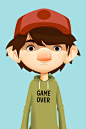 Game Over Harry : Design development and animation of Harry for 3D animation.