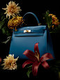 Hermes : Drawing inspiration from Flemish Still-Life paintings to evoque the craftsmanship involved in the making of the bags.