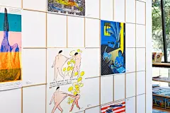 Ink Village 二十三位艺术家设计师 A2 Risograph 海报展 : 主办：香蕉鱼书店 \x0a策展人：Corners 工作室 (首尔）\x0a展览到12月22日结束