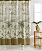 Avanti Colony Palm Shower Curtain & Reviews - Shower Curtains - Bed & Bath - Macy's