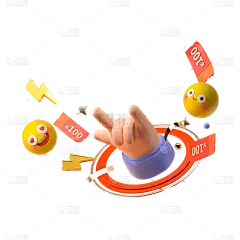 3D手元素贴纸