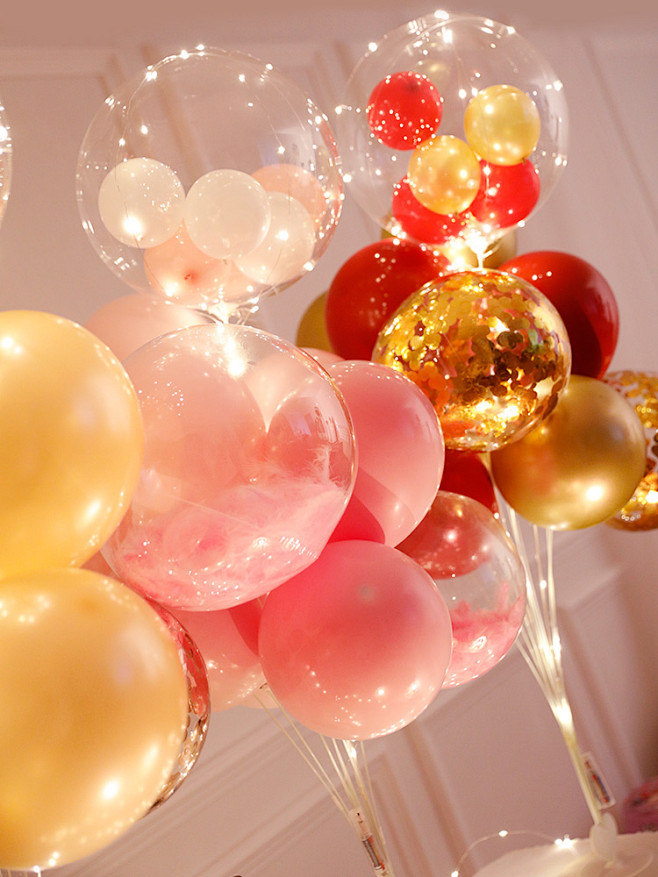 气球桌飘立柱支架落地婚礼婚庆装饰场景布置生日宴会路引结婚用品t