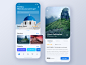 Travel app dribbble