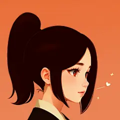 扁平风女孩头像 (49)