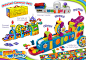 Mega Fun Factory : This toy was designed as more of a play space than a play set.It gives the feeling of actually entering a Play-Doh factory where kids can work together to make some of their favorite things...toys and treats! Features a real motorized c