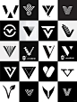 灵感采集⭐300个字母V元素图形logo设计分享_3_设计叔logo设计_来自小红书网页版