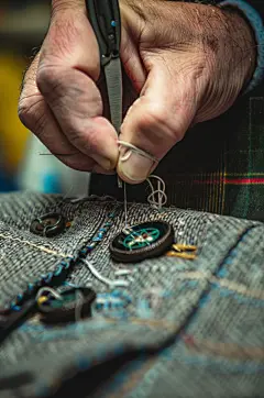 AI数字艺术西装定制西服店摄影图-众图网